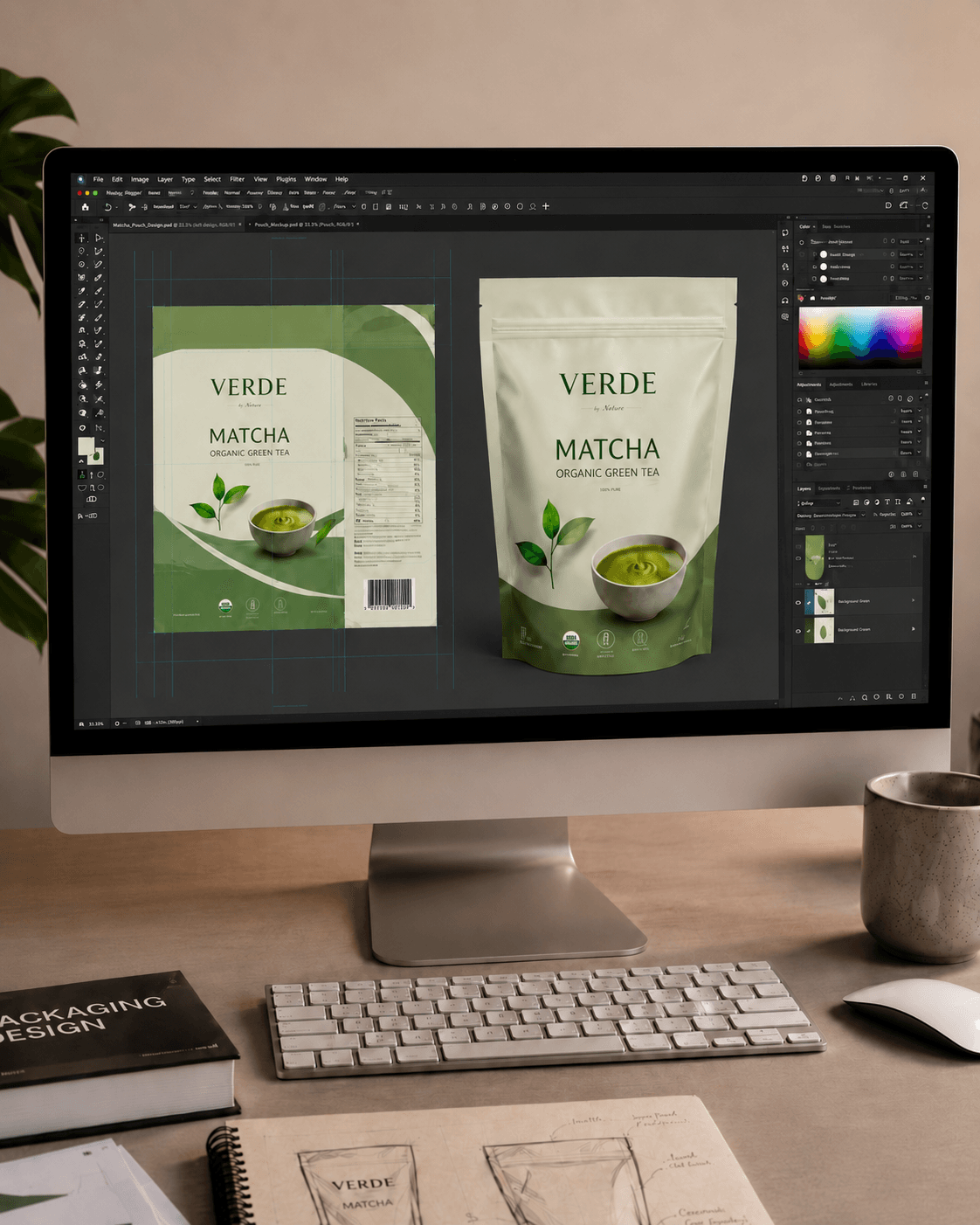 Diseño y preprensa de arte para impresión