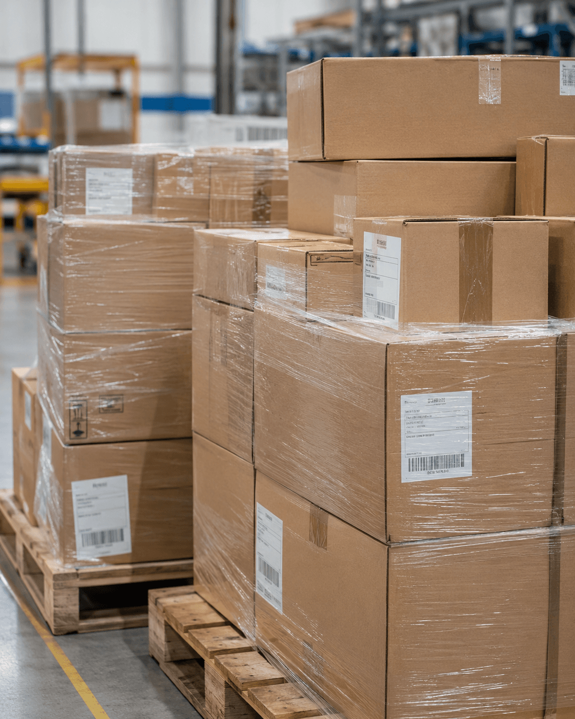 Empaque y logística de entrega nacional e internacional